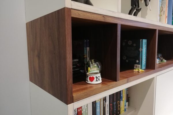Bedroom shelves